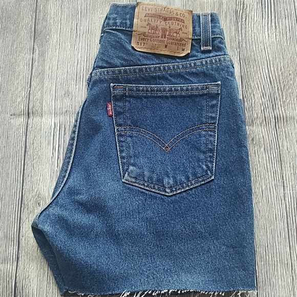 Levi's Pants - Levi Vtg Mommy Jean Cutoffs